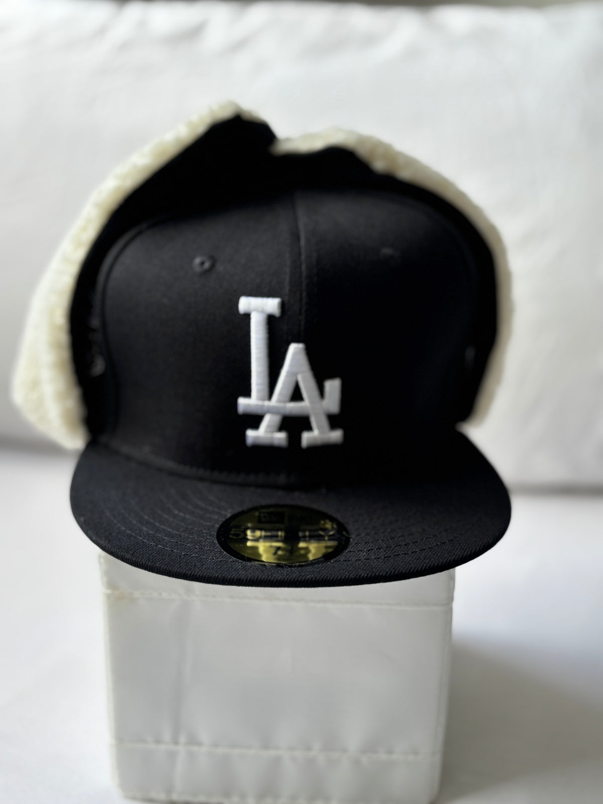 Gorra New Era 59FIFTY Los Angeles Dodgers Dogear Black Sherpa 7 3/8
