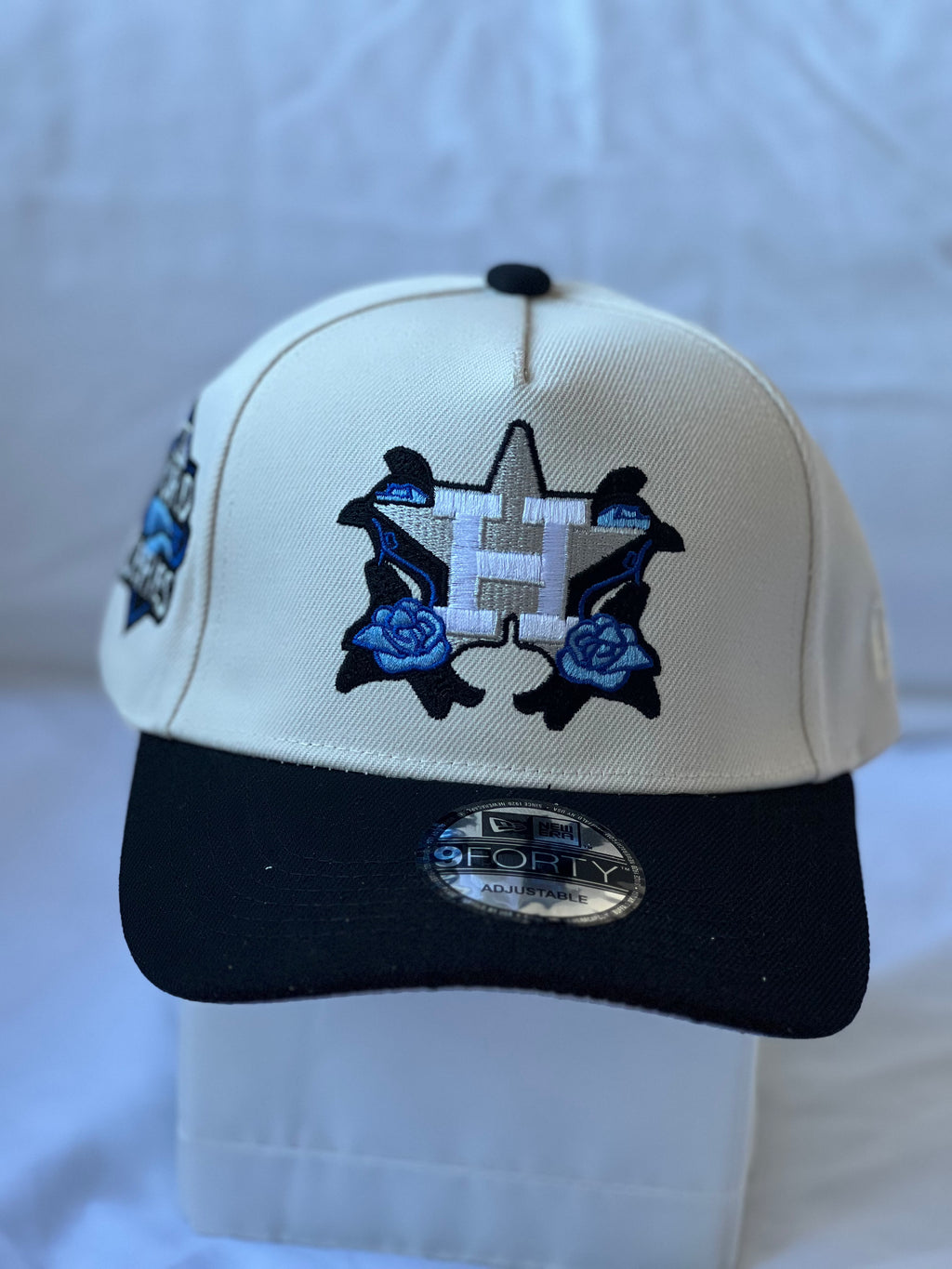 Gorra Two-Tone "Houston Astros Blue Roses & World Series" Cream & Navy
