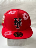 Gorra New York Mets 59FIFTY Red Floral Edition – Edición Especial 7 3/8