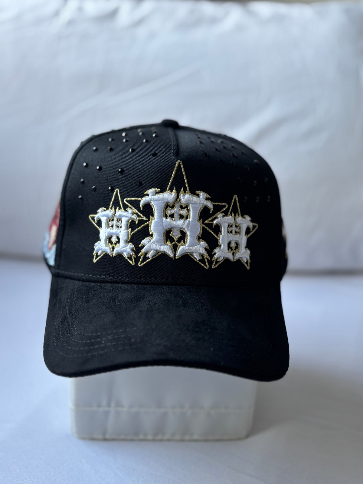 Gorra "HH Monogram" Gótica con Abalorios