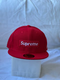 Gorra Fitted "Supreme Box Logo Classic" All-Red Edition 7 3/8