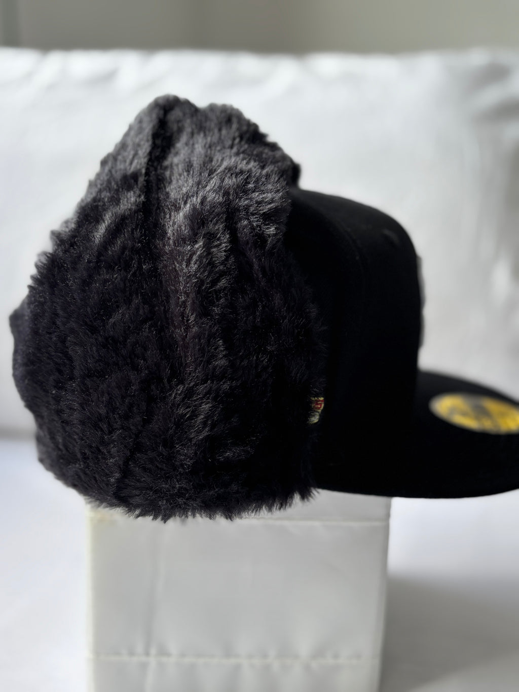 Gorra New Era 59FIFTY Chicago White Sox Dogear Black-on-Black Sherpa 7 3/8