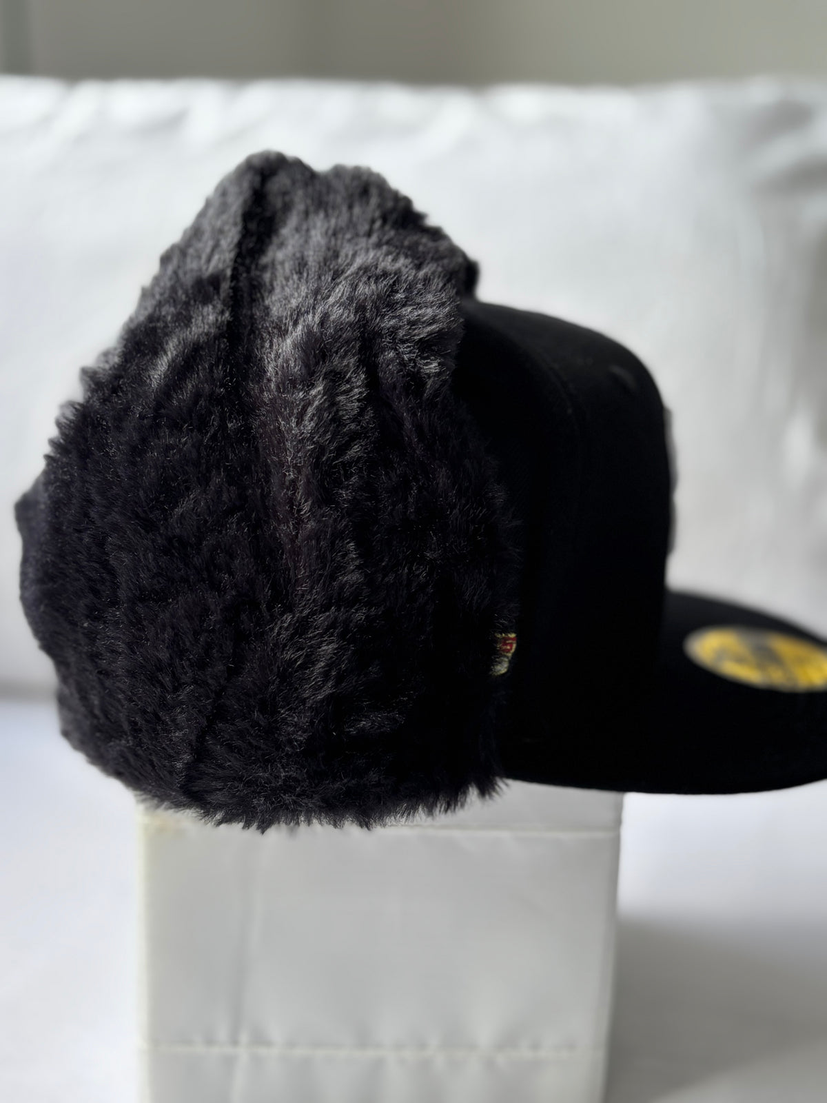 Gorra New Era 59FIFTY Chicago White Sox Dogear Black-on-Black Sherpa 7 3/8