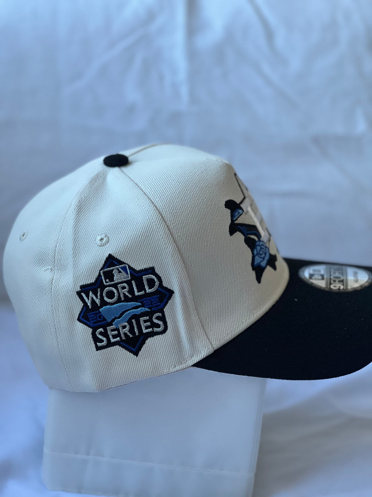 Gorra Two-Tone "Houston Astros Blue Roses & World Series" Cream & Navy