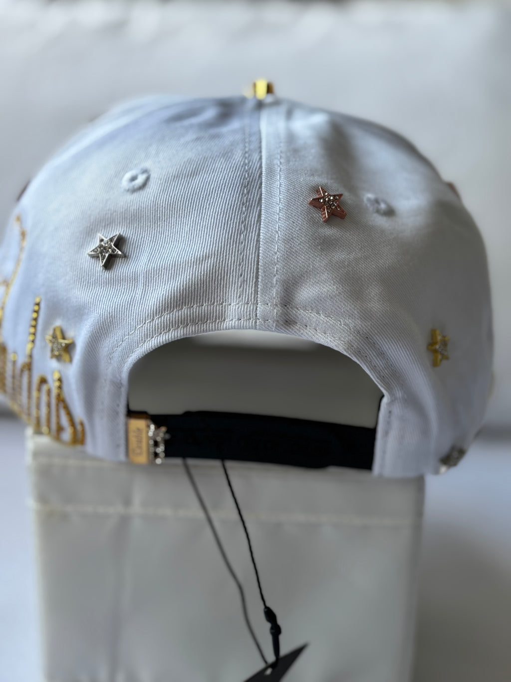 Gorra Trucker "Santa Muerte" Suede Green & Rhinestones