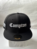 Gorra Compton Old English 59FIFTY Black – West Coast Style 7 3/8
