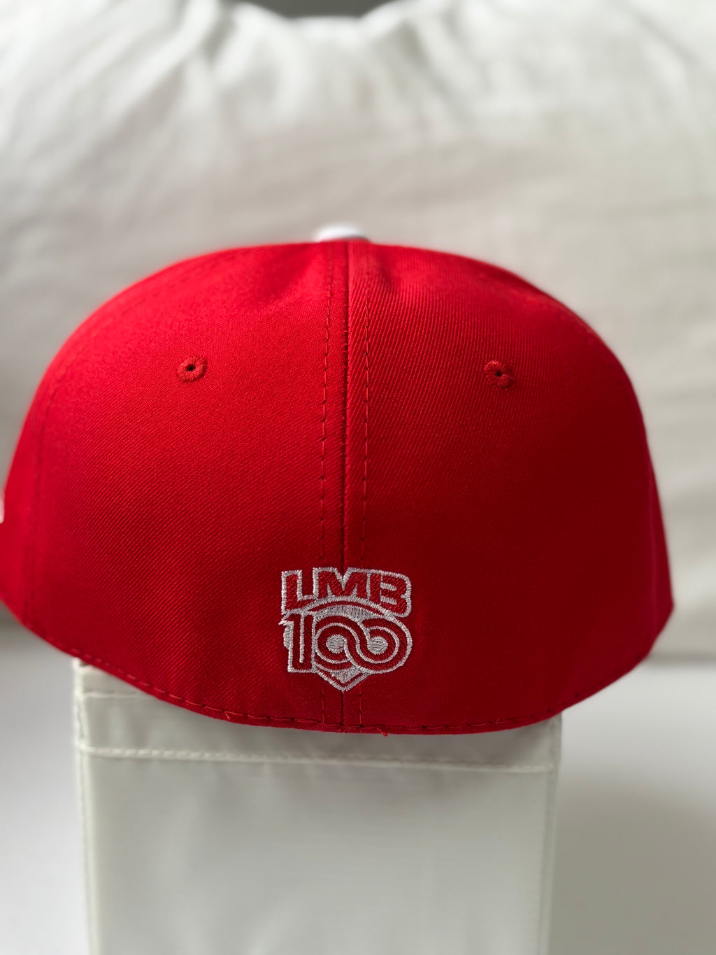 Gorra Red "M" Script Edition 59FIFTY – All-Red Streetwear 7 3/8