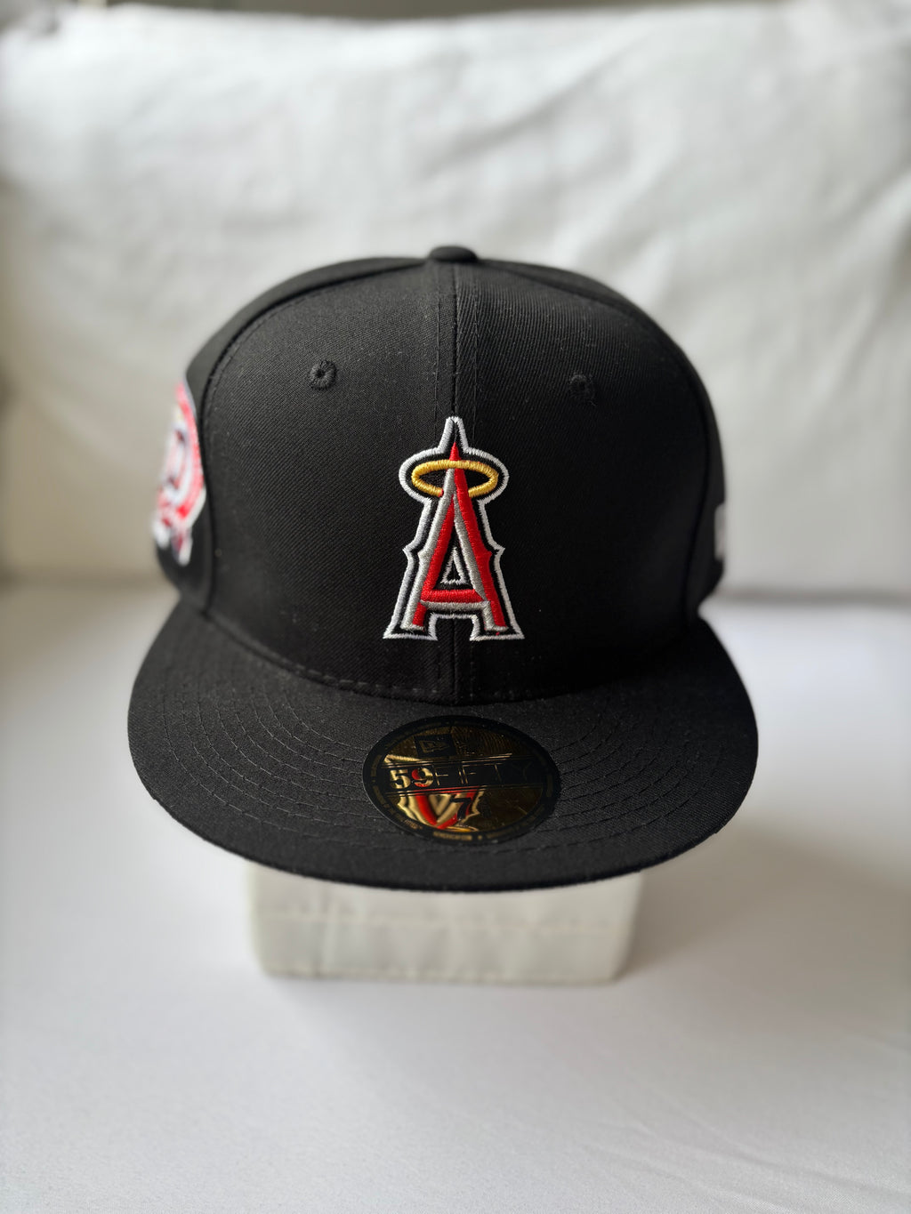 Gorra New Era 59FIFTY Los Angeles Angels Negra - Talla 7 3/8