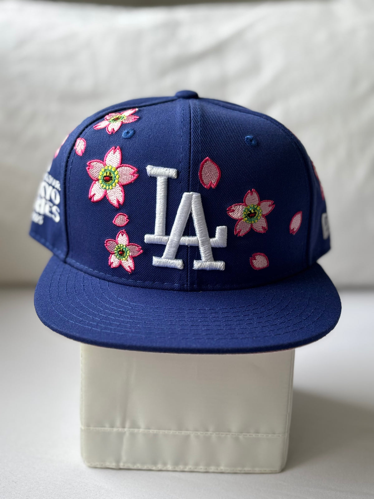 Gorra New Era 59FIFTY Los Angeles Dodgers Azul Floral - Talla 7 3/8