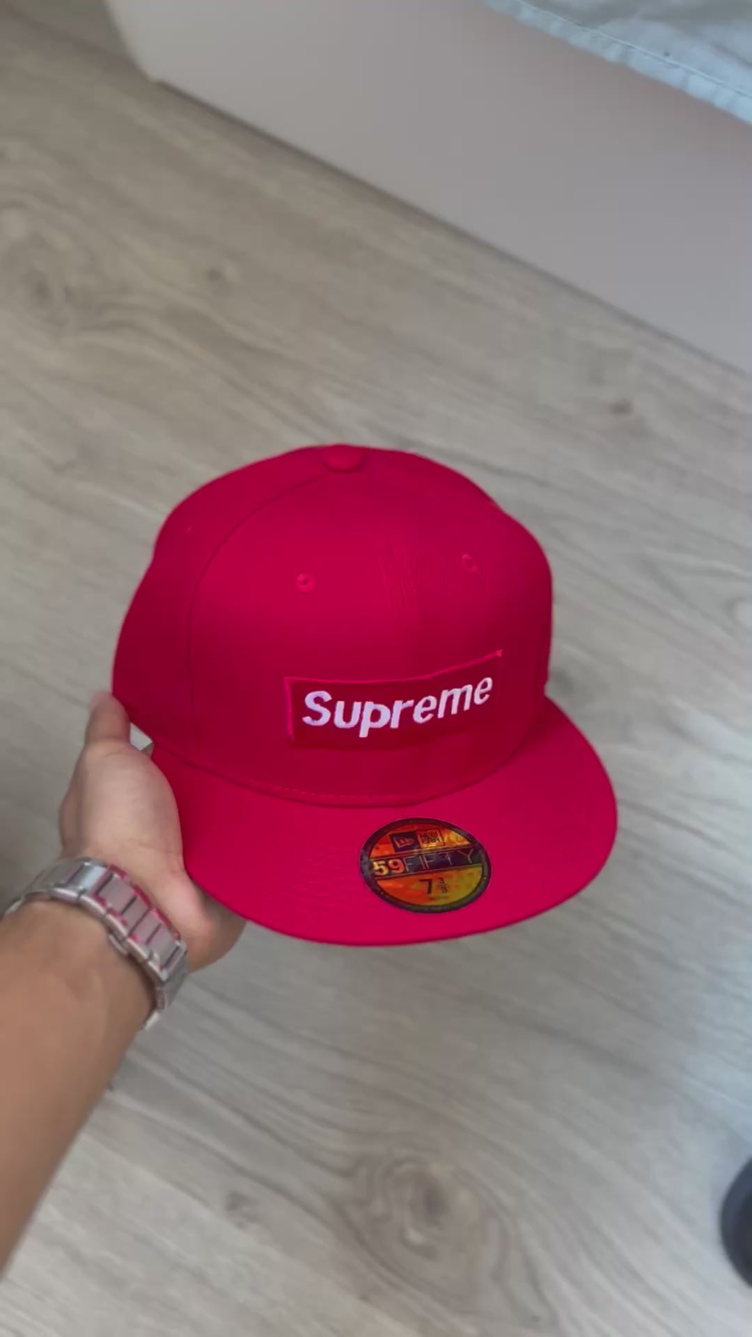 Gorra Fitted "Supreme Box Logo Classic" All-Red Edition 7 3/8