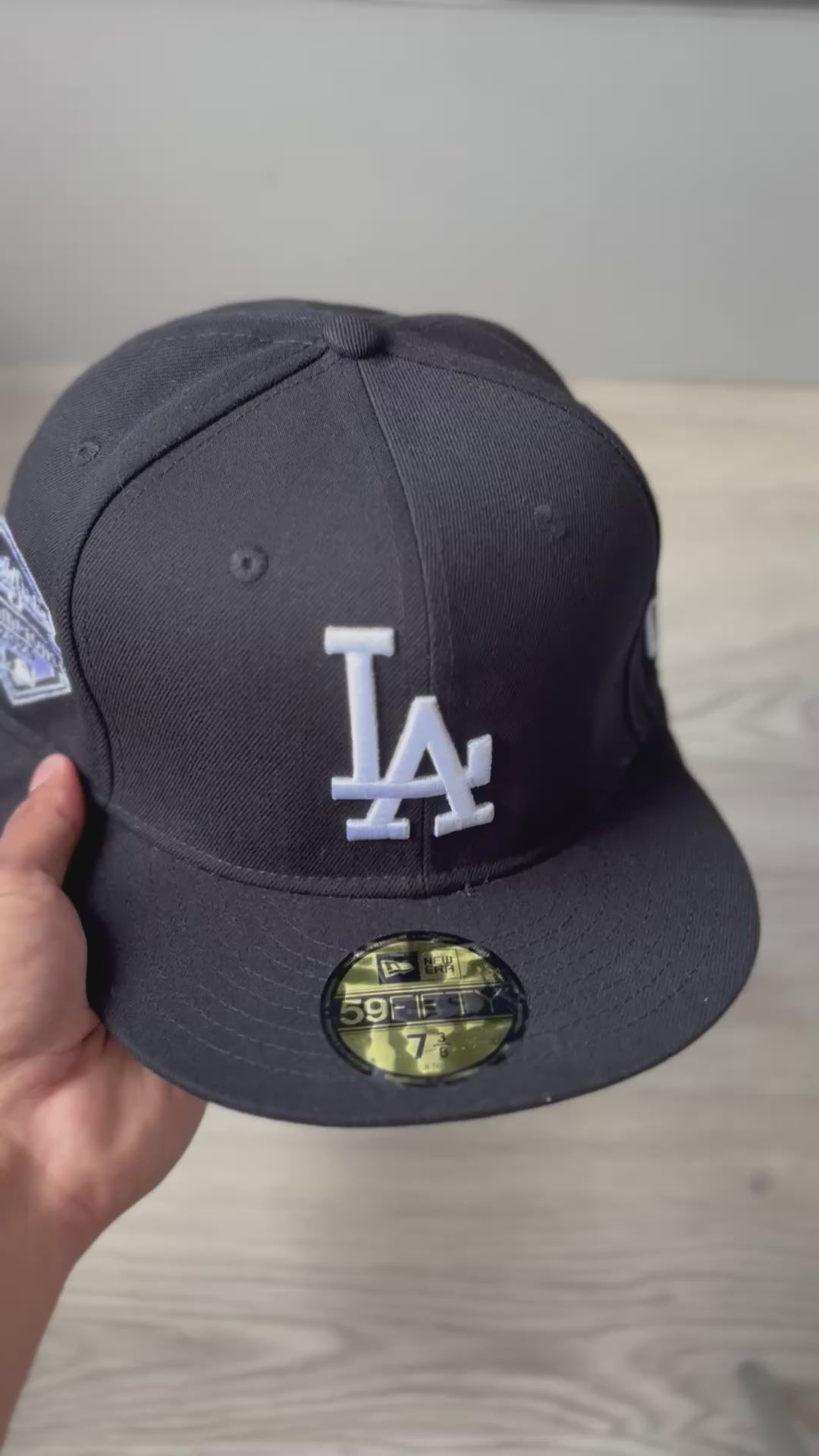 Gorra New Era 59FIFTY Los Angeles Dodgers Dogear Black Sherpa 7 3/8